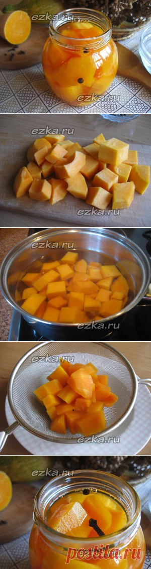 Маринованная тыква: рецепт на зиму