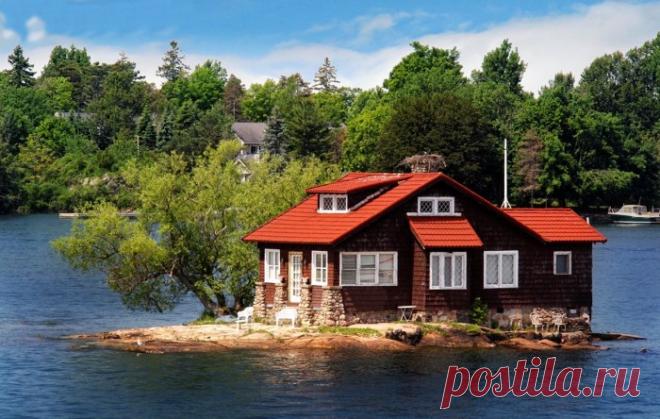 Где находится самый маленький обитаемый остров на планете | Журнал 