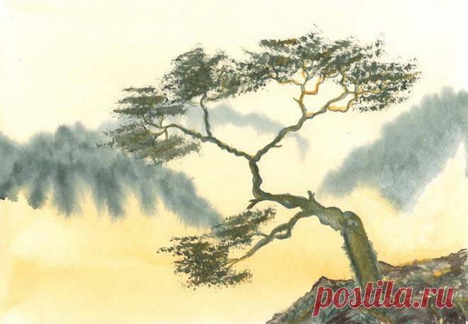 японские мотивы в акварели - Поиск в Google