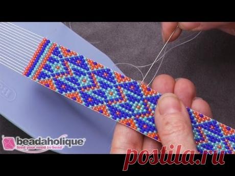 How to Tie Off and Add More Thread in Loom Work