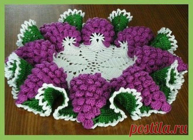 Салфетка с объемными элементами