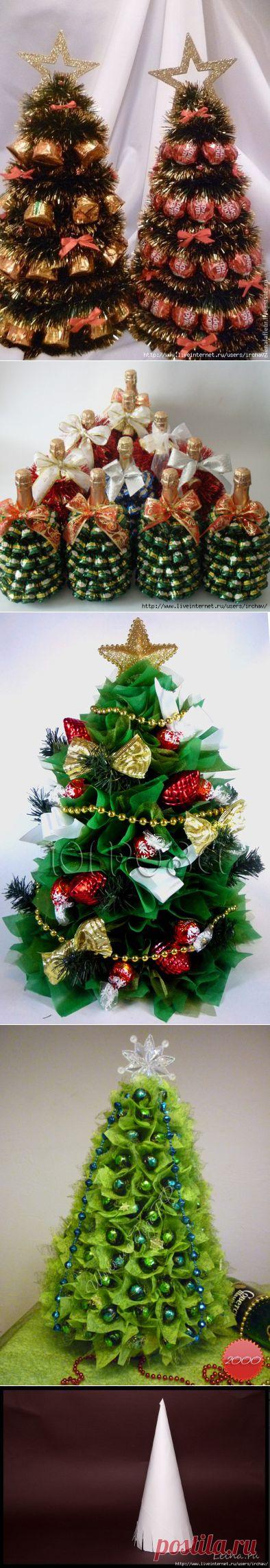 Елка из конфет. Мастер-класс + Фото для вдохновения