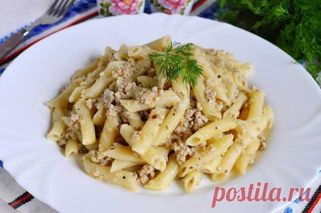 Макароны по-флотски с куриным фаршем в мультиварке рецепт с фото - 1000.menu