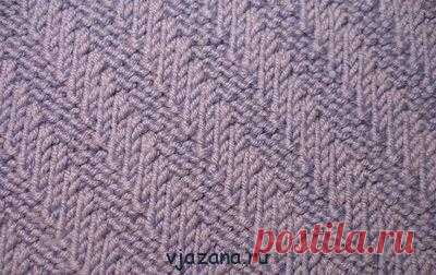 Мужской шарф связанный по диагонали спицами, схема и описание | Вязана.ru
