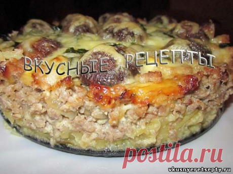 Запеканка с фаршем и картофелем - рецепт с фото | Вкусные рецепты