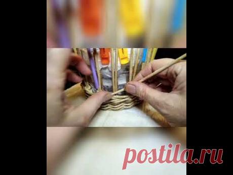 Сухарница. Столбики с накидом.