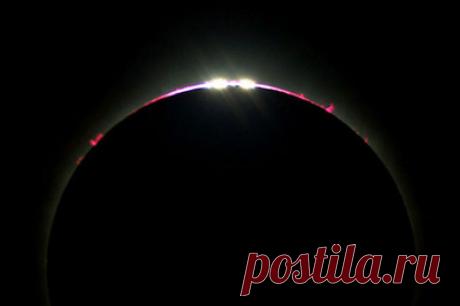 Окончание полного Солнечного затмения : “космическое похмелье”