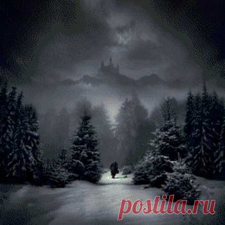 Монохром - Схемы вышивки - Makka - Авторы - Портал «Вышивка крестом»