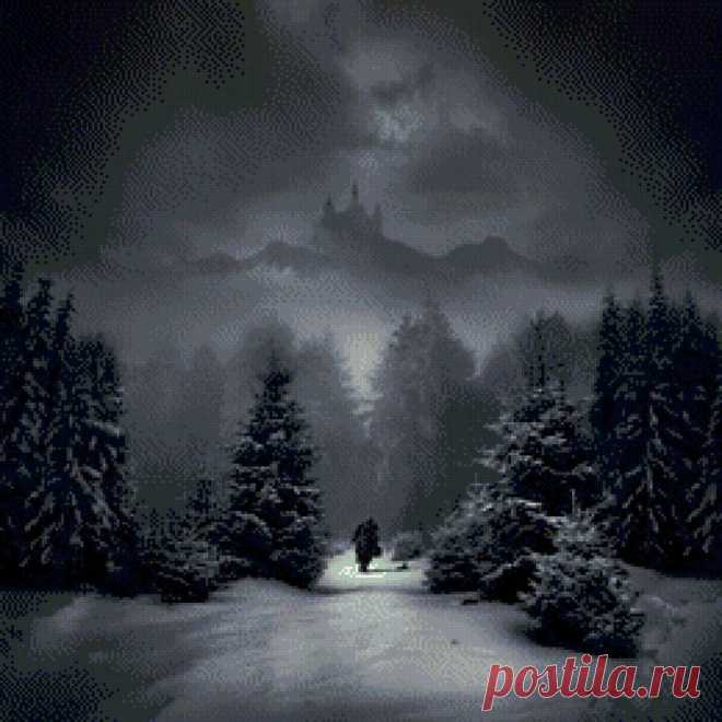 Монохром - Схемы вышивки - Makka - Авторы - Портал «Вышивка крестом»