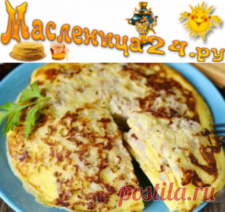 Как приготовить блины с мясным припеком