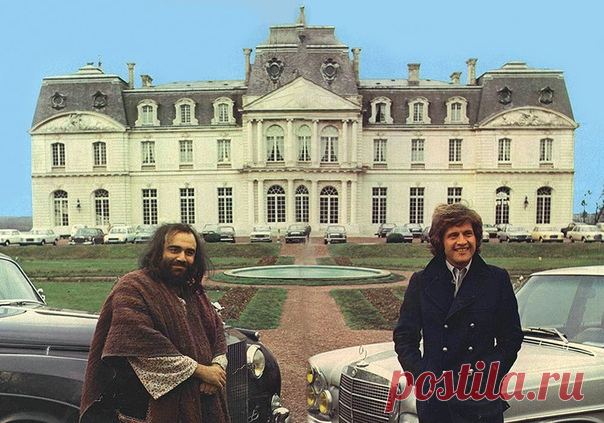 Демис Руссос и Джо Дассен. Париж, 1973 год