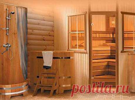 Деревянная купель для бани