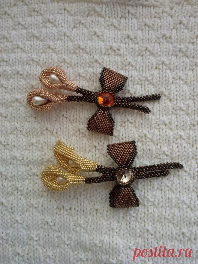 Броши "Каллы" | biser.info - всё о бисере и бисерном творчестве