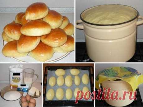 Пышные бабушкины пирожки.