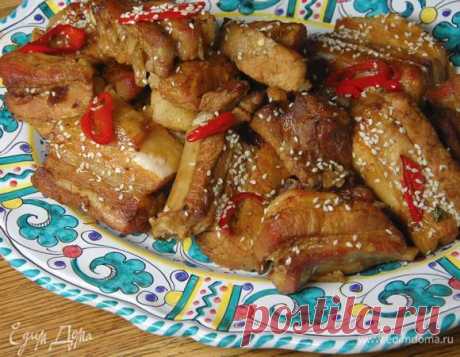 Свиные ребрышки в имбирном соусе рецепт 👌 с фото пошаговый | Едим Дома кулинарные рецепты от Юлии Высоцкой
