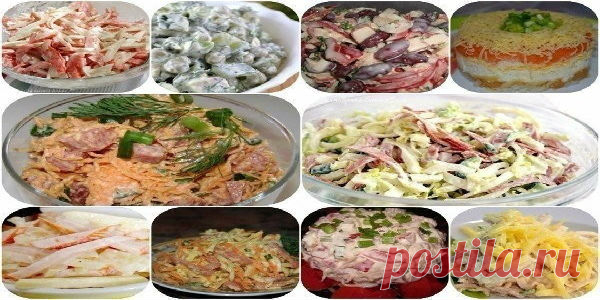 ТОП-10 самых быстрых салатов Просто, вкусно и быстро!