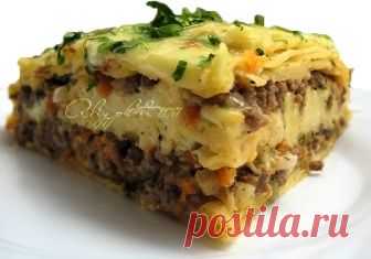 115. Мясной пирог из тонкого лаваша