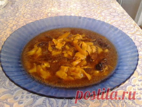 Лапша грибная в мультиварке