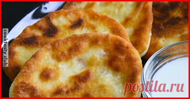 Ароматные, пышные лепешки на кефире