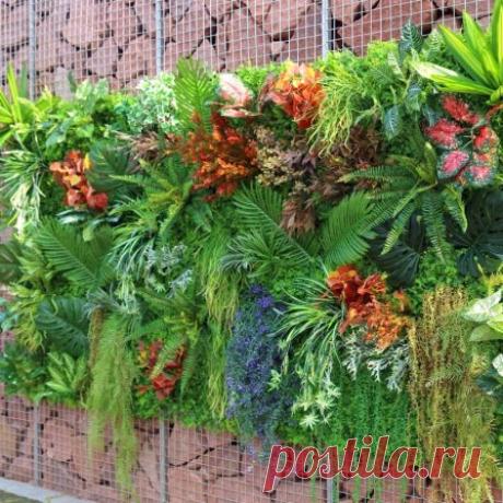 Украшаем стены и забор искусственными растениями
#искусственнаязелень #искусственныерастения #ландшафтныйдизайн