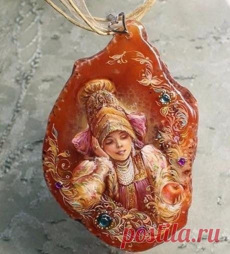 Великолепная и очаровательная роспись из серии "Русские красавицы"