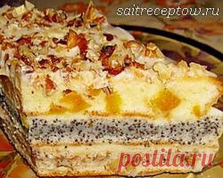 Трёхслойный домашний торт. | Сайт рецептов