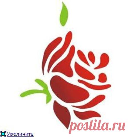 Коллекция растительных мотивов - трафаретов для вашего творчества!