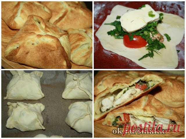 Лучшие кулинарные рецепты : Слоёные бомбочки с куриным филе