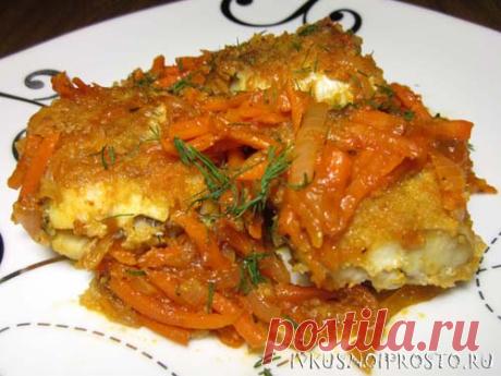Минтай с луком и морковью - пошаговый рецепт с фото | И вкусно и просто