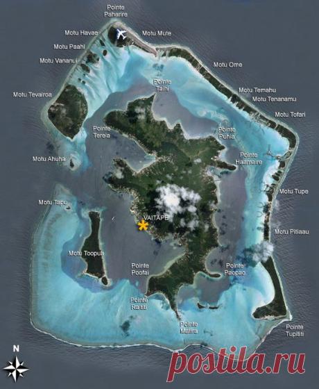 Bora Bora Map | Pinterest • Всемирный каталог идей