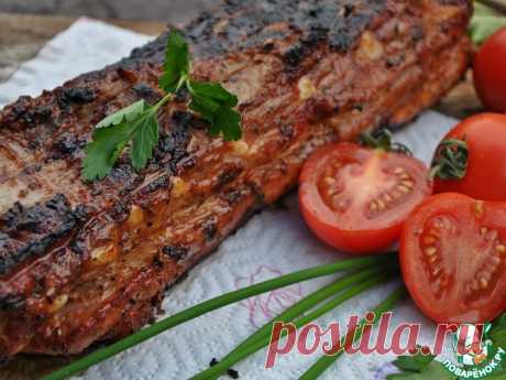 Свиные ребра на мангале Кулинарный рецепт