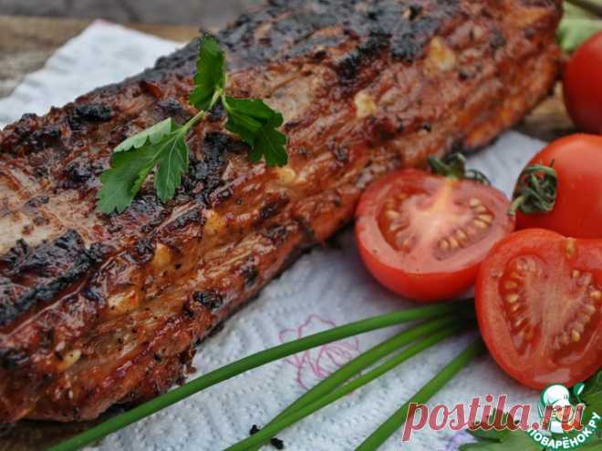 Свиные ребра на мангале Кулинарный рецепт