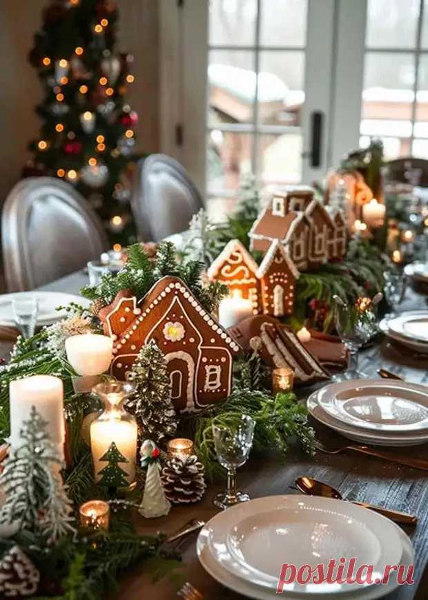 Украшение новогоднего стола: 10 идей + мастер-класс по созданию елочки из салфетки - Сам себе мастер - Медиаплатформа МирТесен