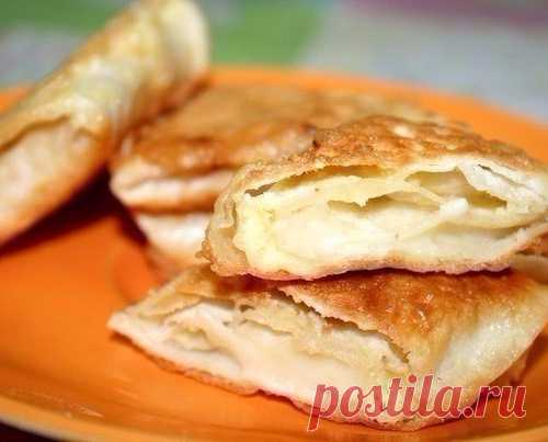 ЛАВАШ, ЖАРЕНЫЙ С СЫРОМ