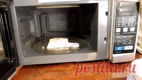 Без лимона, уксуса и мыла: просто положите это в микроволновку, чтобы очистить её