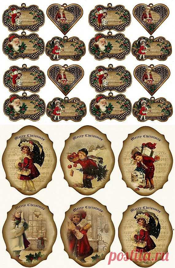 Бирочки для творчества ( продолжение 2 часть) / Картинки для декупажа / PassionForum - мастер-классы по рукоделию