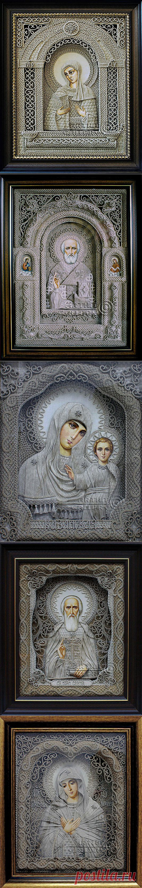 Иконы в технике макраме | РУКОДЕЛИЕ
