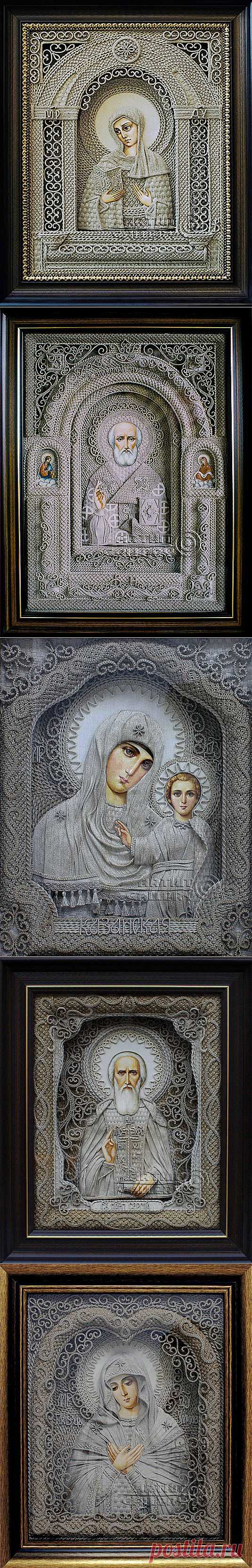Иконы в технике макраме | РУКОДЕЛИЕ