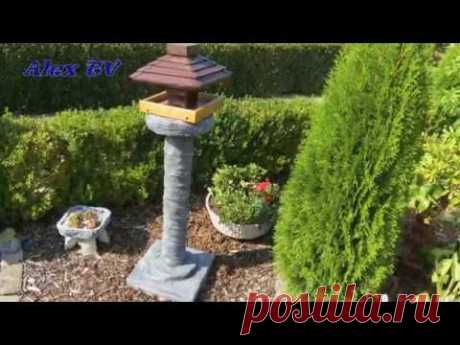 Beton Dekosäule für Garten selber machen