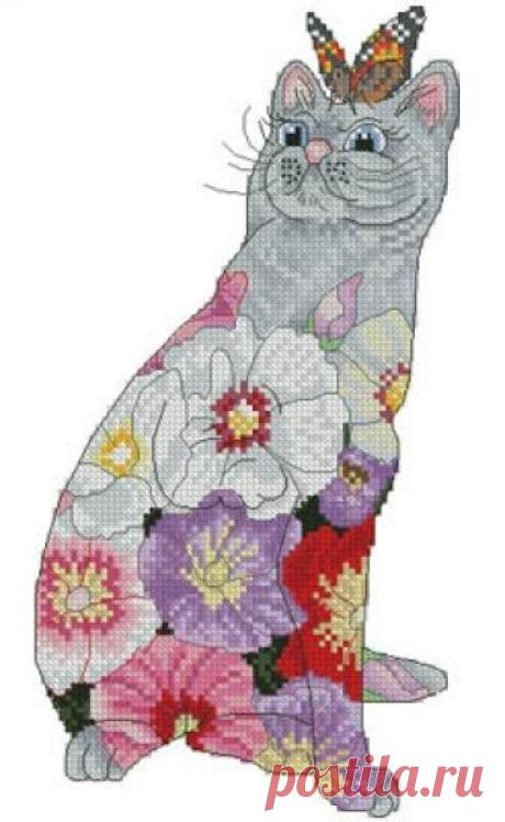 Hollyhock Cat Chart | sewandso