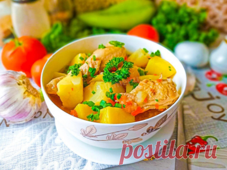 Жаркое из курицы в мультиварке рецепт с фото пошагово - 1000.menu