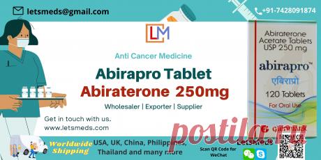 Buy Abirapro Abiraterone Tablet from LetsMeds Call +91-7428091874 or Skype/WeChat: LetsMeds for get Generic or branded Zytiga Tablet Alternative from LetsMeds Wholesale Supplier. Learn about the price of Abiraterone Tablet visit us on our trusted pharmacy LetsMeds wholesale exporter &amp; suppplier of Generic and branded medication at lower cost .