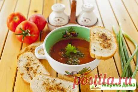 Суп фасолевый острый - очень вкусный, ароматный и красивый