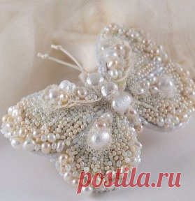 Бабочки из бисера