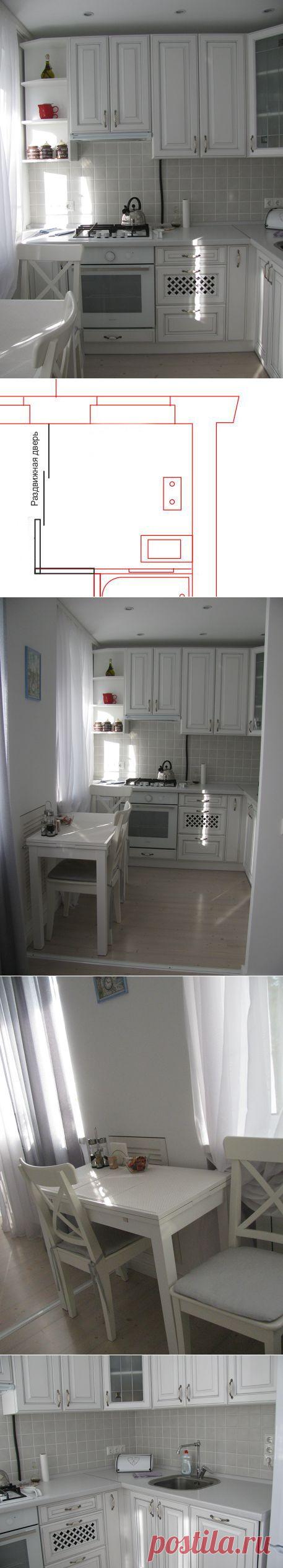 Кухня 5,7 квадратов – вместить всё! | Наш уютный дом