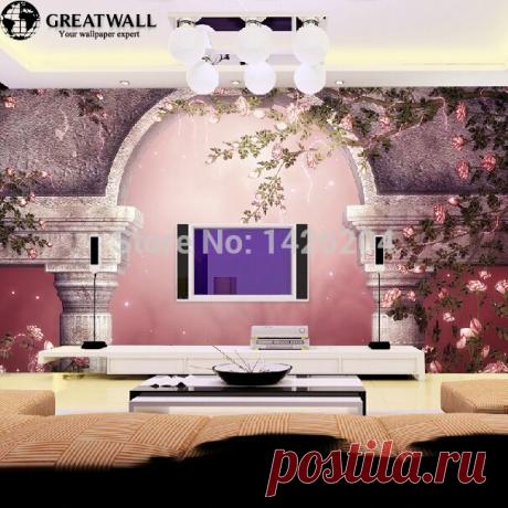 wallpaper home Picture - More Detailed Picture about Great wall 3d european style of the ancient building photo wallpaper murals for living room,papel de parede vintage Picture in Wallpapers from Great wall paper | Aliexpress.com | Alibaba Group