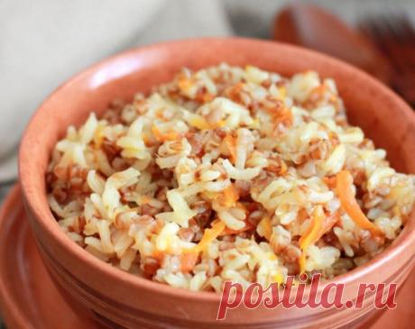 Рис С Гречкой На Гарнир Рис с гречкой на гарнир, получается вкуснее, если заранее обжарить лук с морковью, потом добавить крупу. Гарнир готовится просто.
