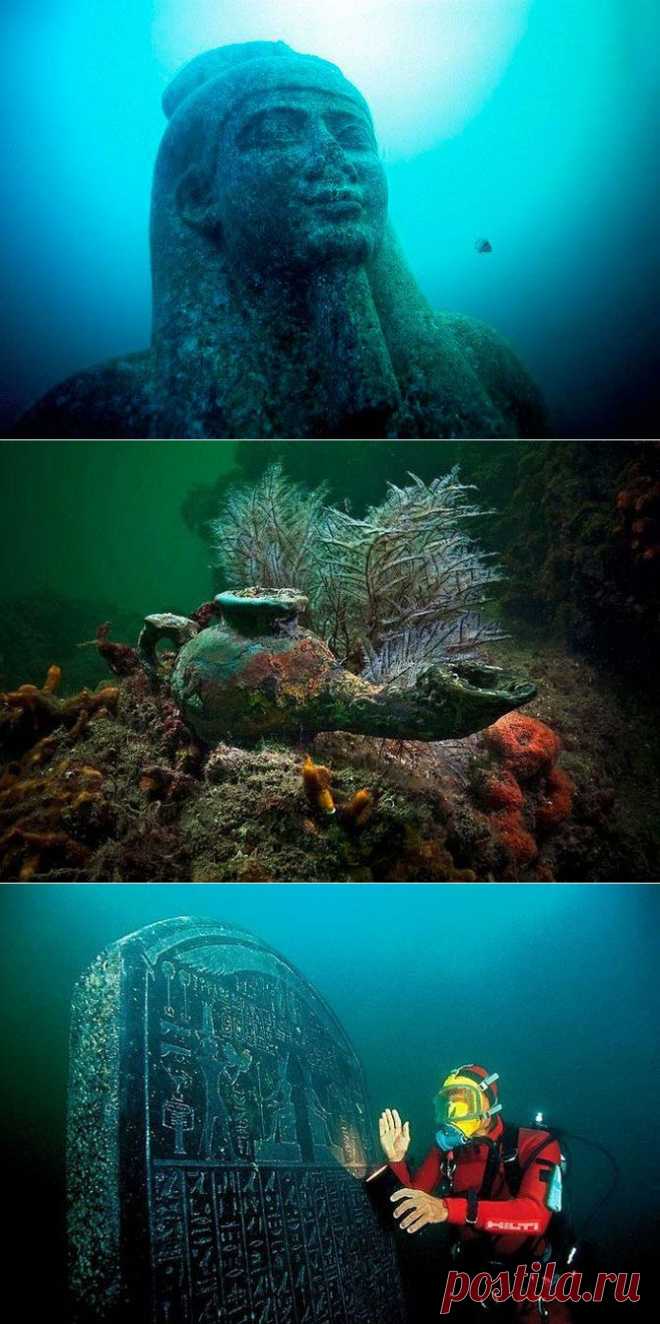 Древний город Гераклион – 1200 лет под водой. .