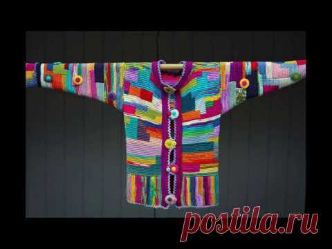 Pletena moda. печворк спицами  # 2