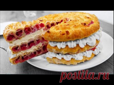 БЛАЖЕНСТВО🍒Скажут ВСЕ Кто ПРИГОТОВИТ этот ТОРТ с ВИШНЕЙ!